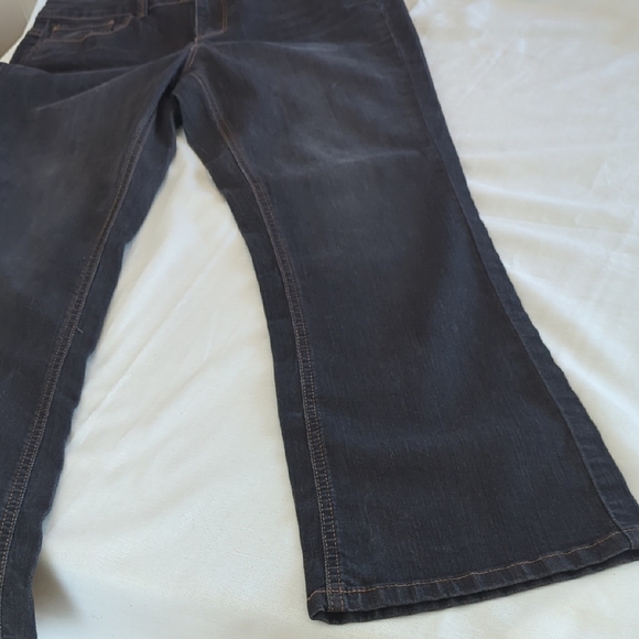 Denver Hayes Black Flare Wide Leg Jeans - Picture 9 of 14